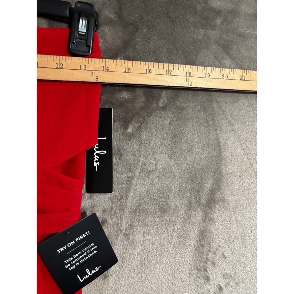 Lulus Own the Night Red Strapless Maxi Dress Women's Medium Red - Picture 12 of 16